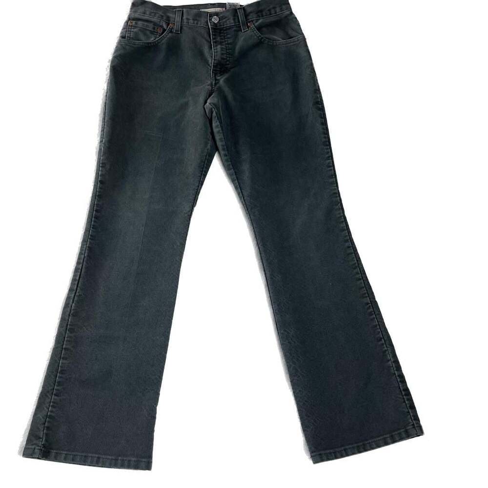 Levis 550‎ Relaxed Boot Cut Corduroy Pants Charcoal Gray 31x30 Mens